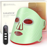 Masque SanaTech LED visage - présentation prête à l'emploi à domicile.