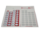Sandhill Tools blister 30 jours 12-pack : visibilité claire des pilules pour un suivi facile.