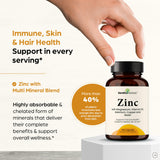 SandhuHerbals Zinc Vitamine D3 — complexe 8 en 1.