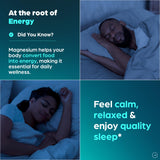 Sandhu's Magnésium Glycinate, relaxation et sommeil de qualité possibles.