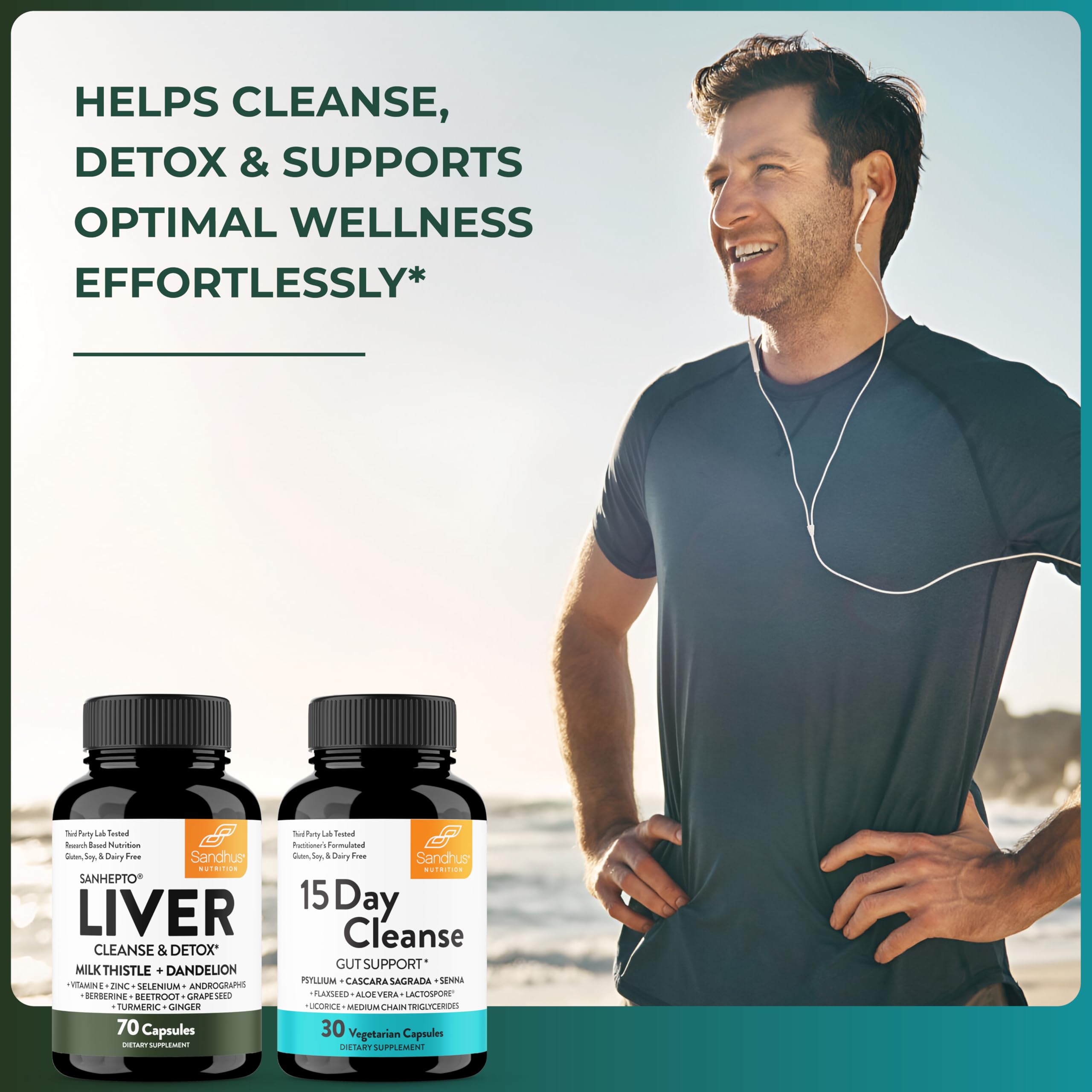 Sandhu's Liver Cleanse fabriqué en Californie dans une installation NSF-GMP.