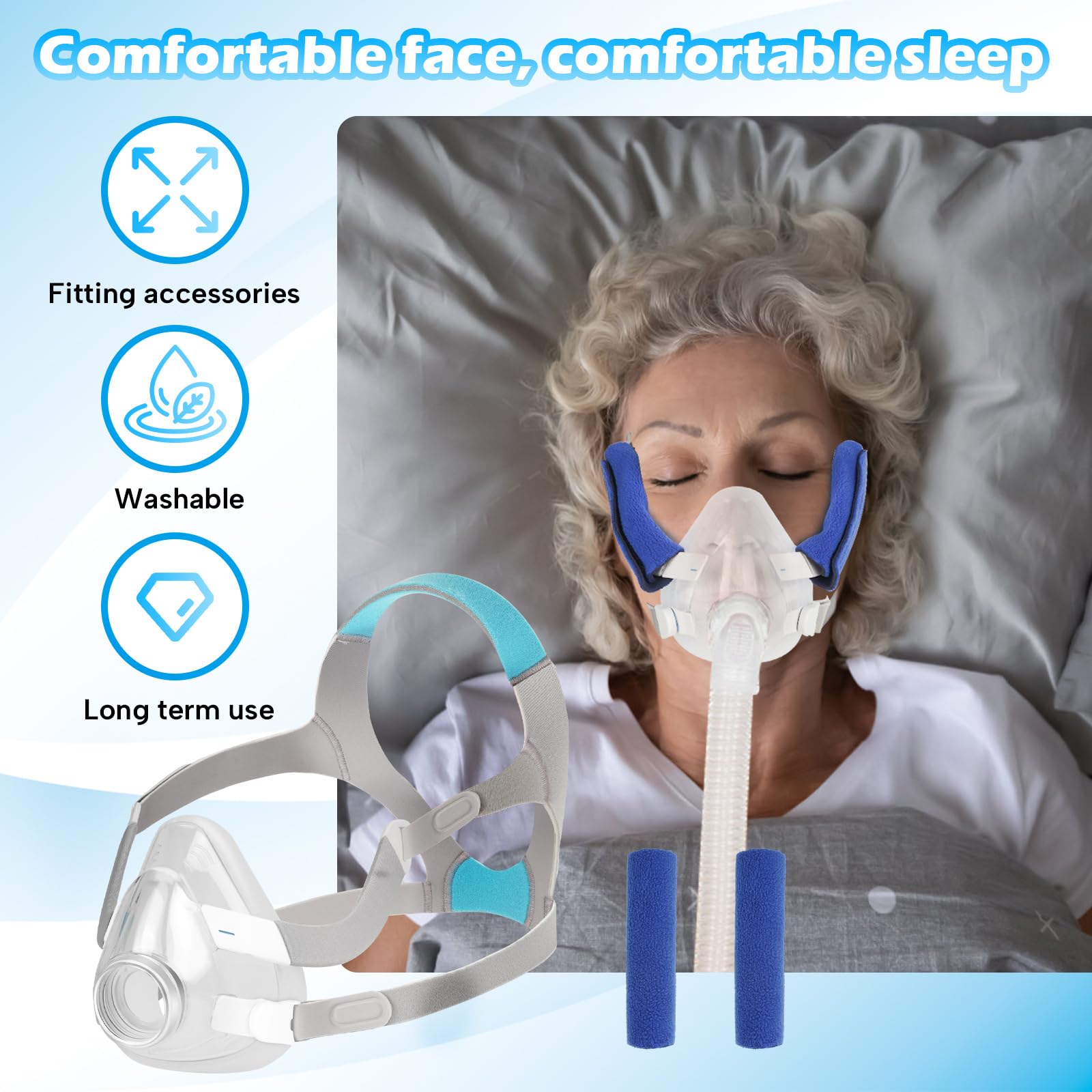 Clip Sanforce AirFit F20: réglage rapide pour une tenue sécurisée.