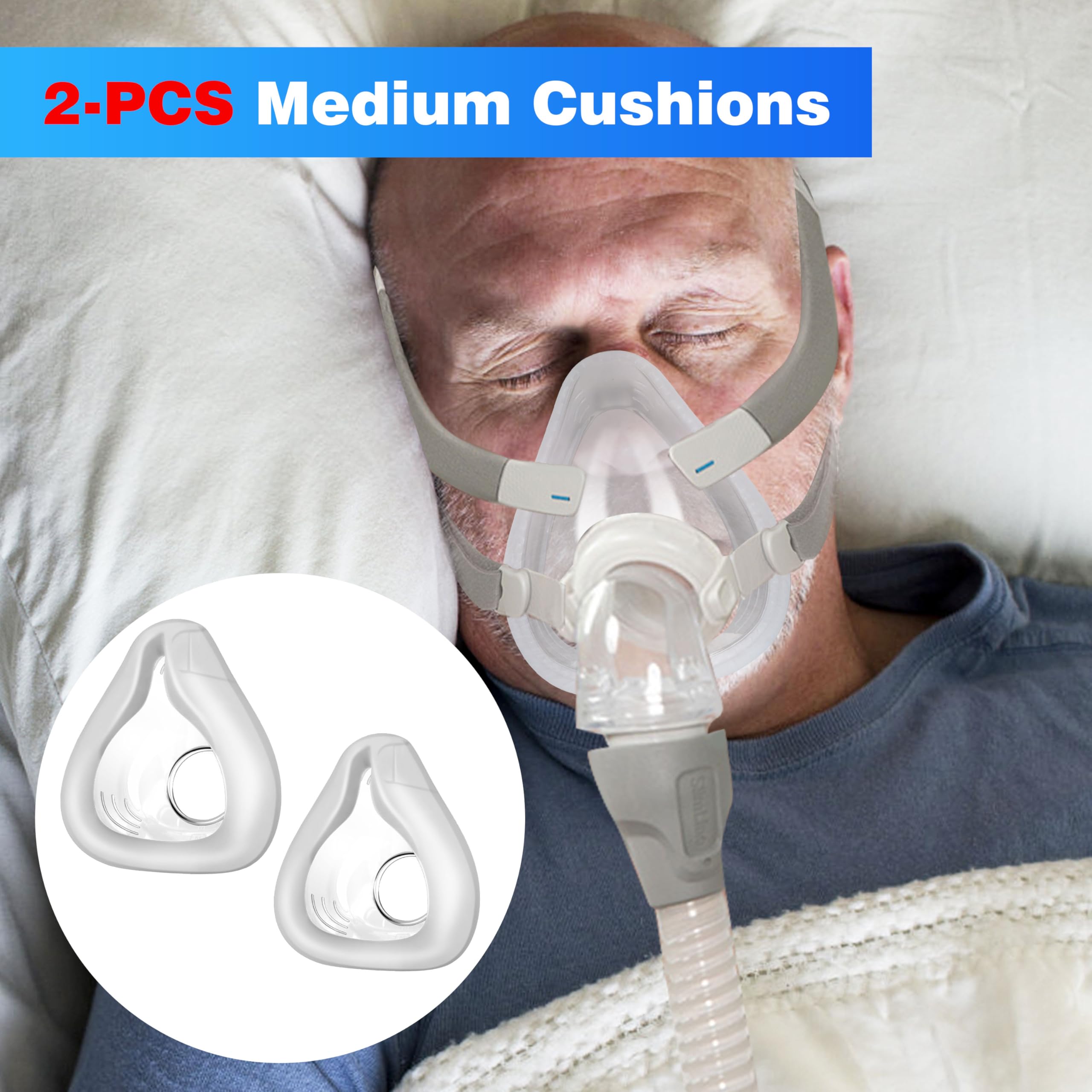 Ensemble moyen Sanforce AirFit F20, durabilité et ajustement homogène sur le visage.