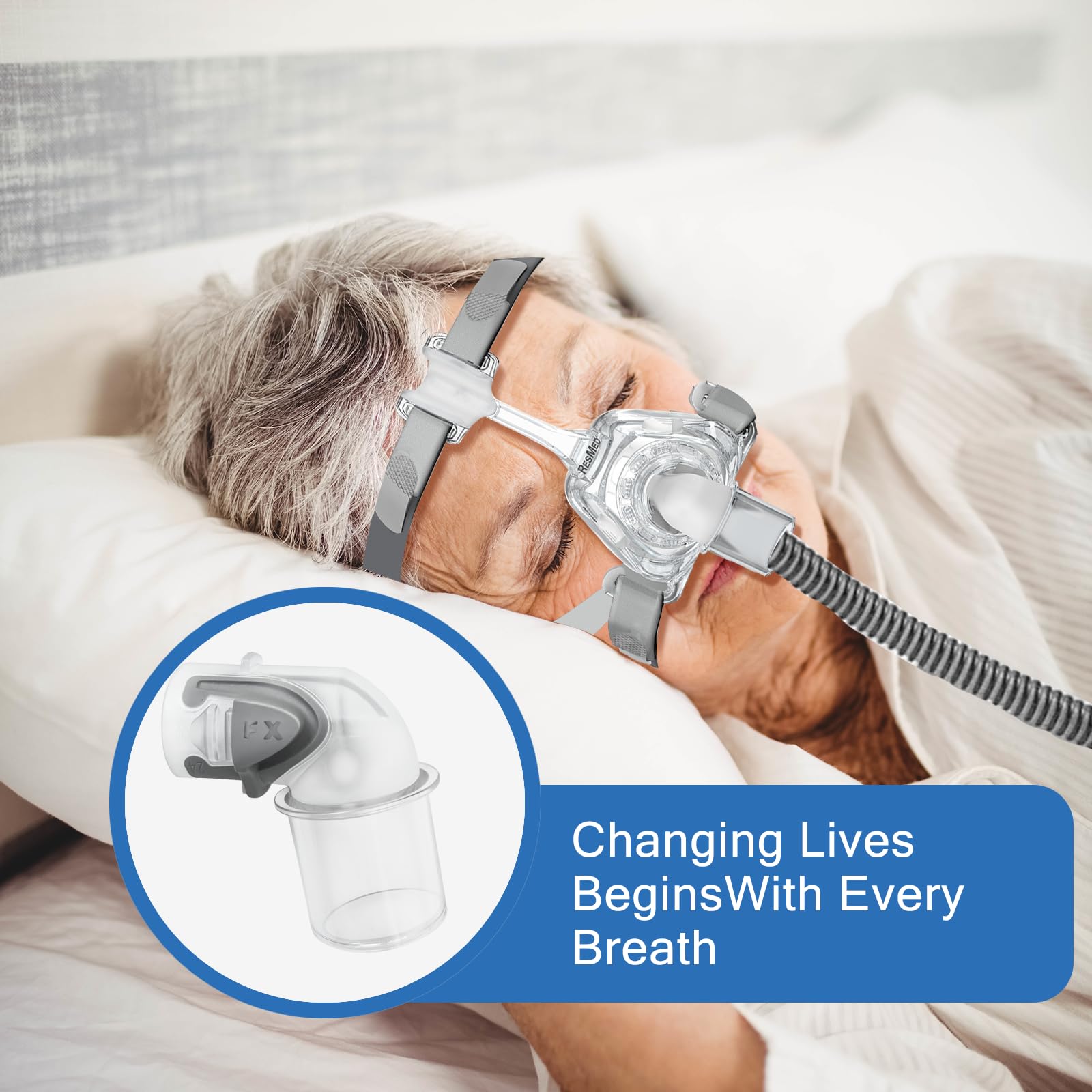 Élément détachable Sanforce pour masque nasal Mirage FX, nettoyage facile
