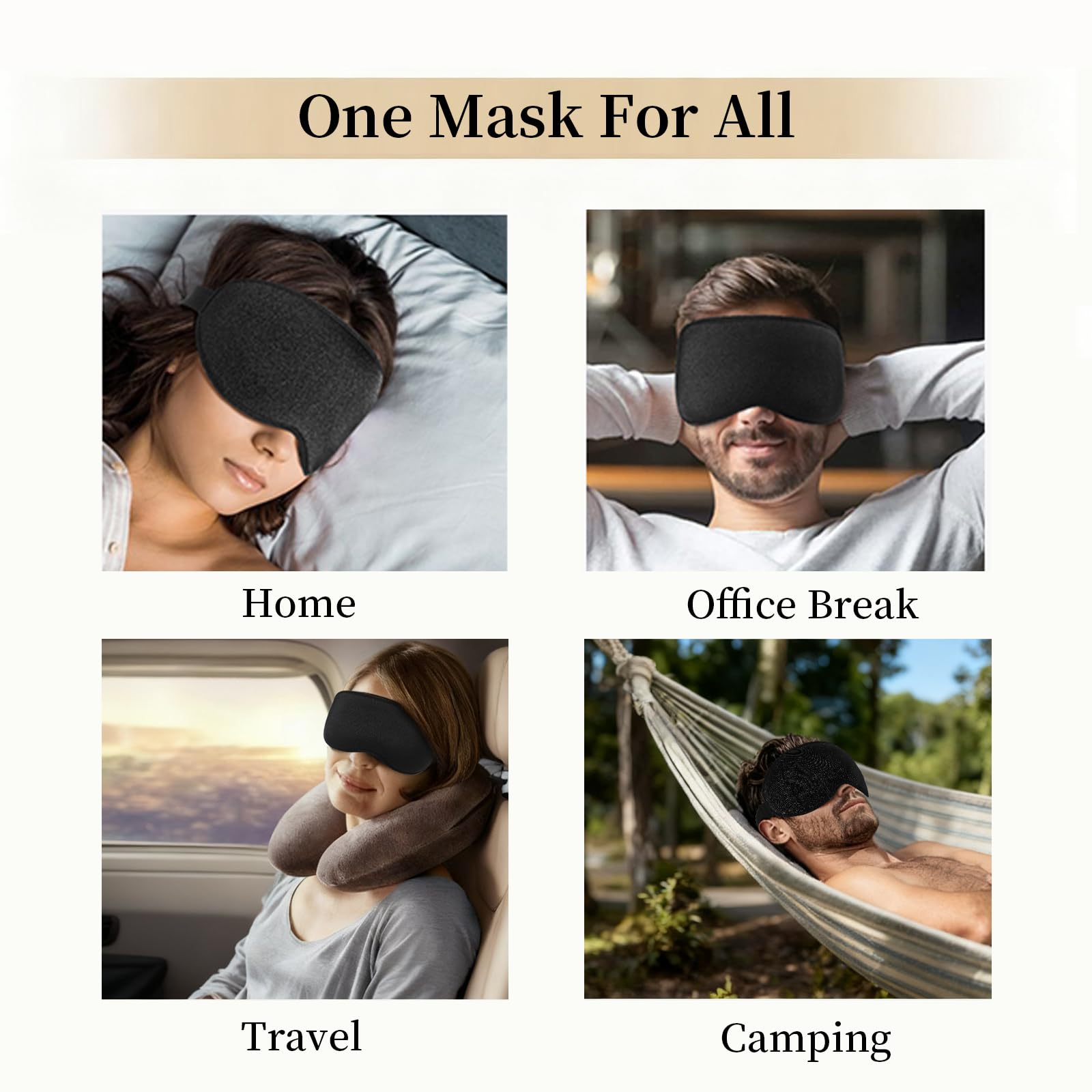 SANREE masque-sommeil-lavable-main se nettoie facilement pour une utilisation hygiénique.