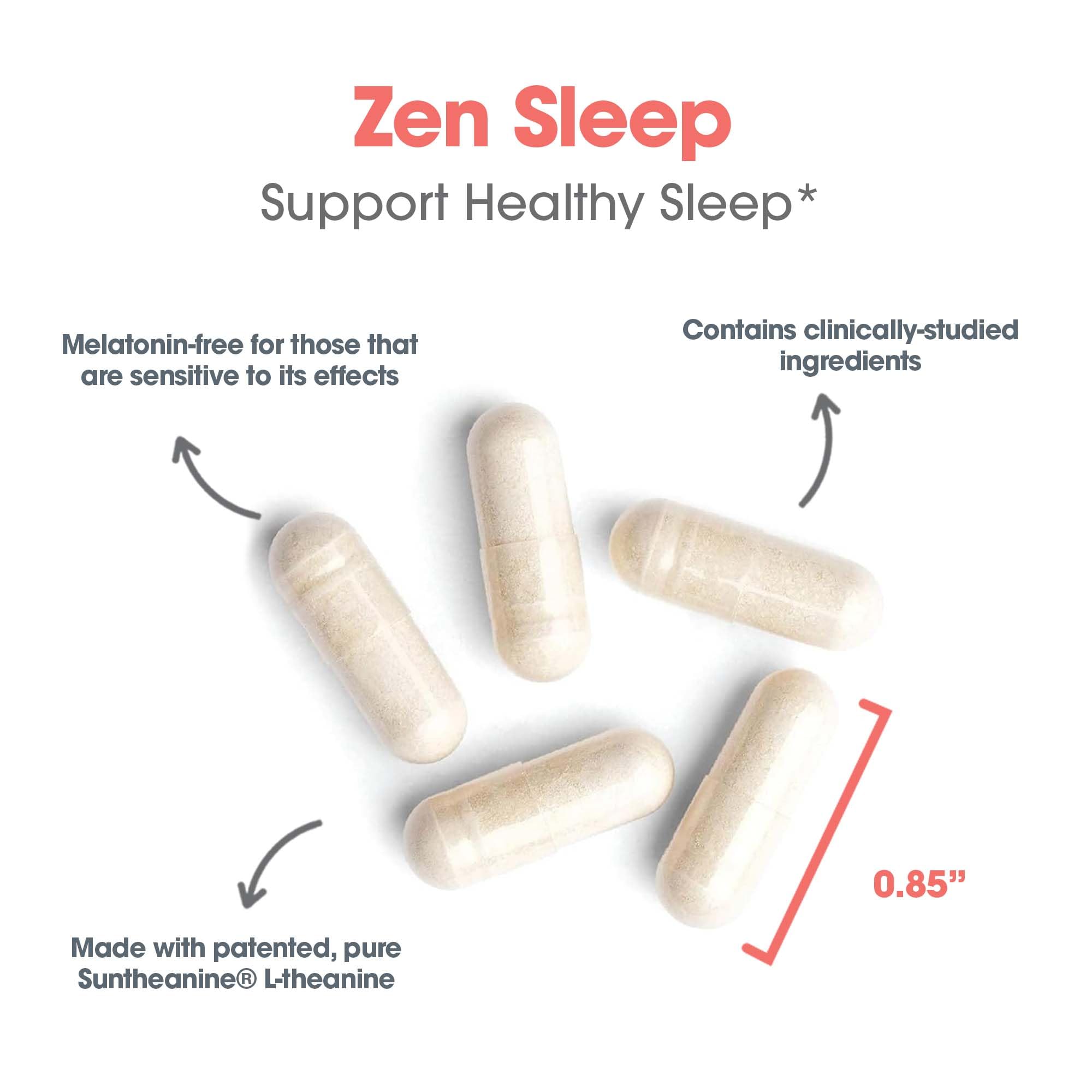 ARG Zen Sommeil – sans gluten, sans lait, sans œuf et sans noix, choix hypoallergénique.
