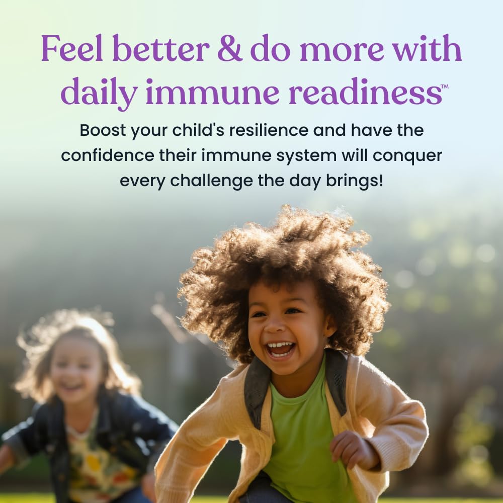 Immune Ready gomme sans sucre avec ingrédients naturels pour enfants.
