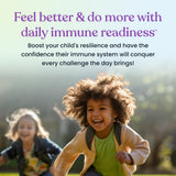 Immune Ready gomme sans sucre avec ingrédients naturels pour enfants.