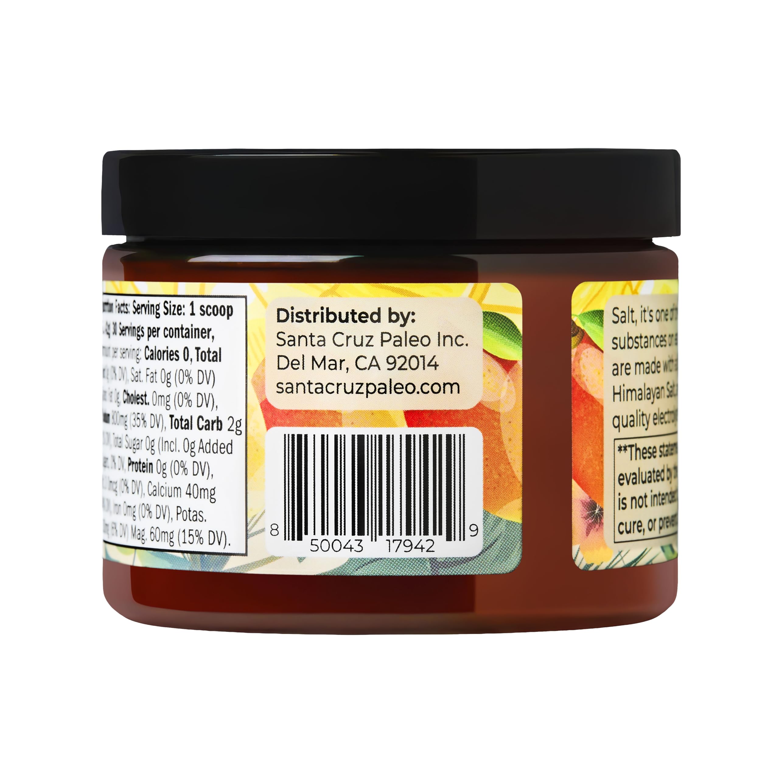 Santa Cruz Paleo Electrolyte Poudre mangue-limonade goût tropical sans sucre ajouté