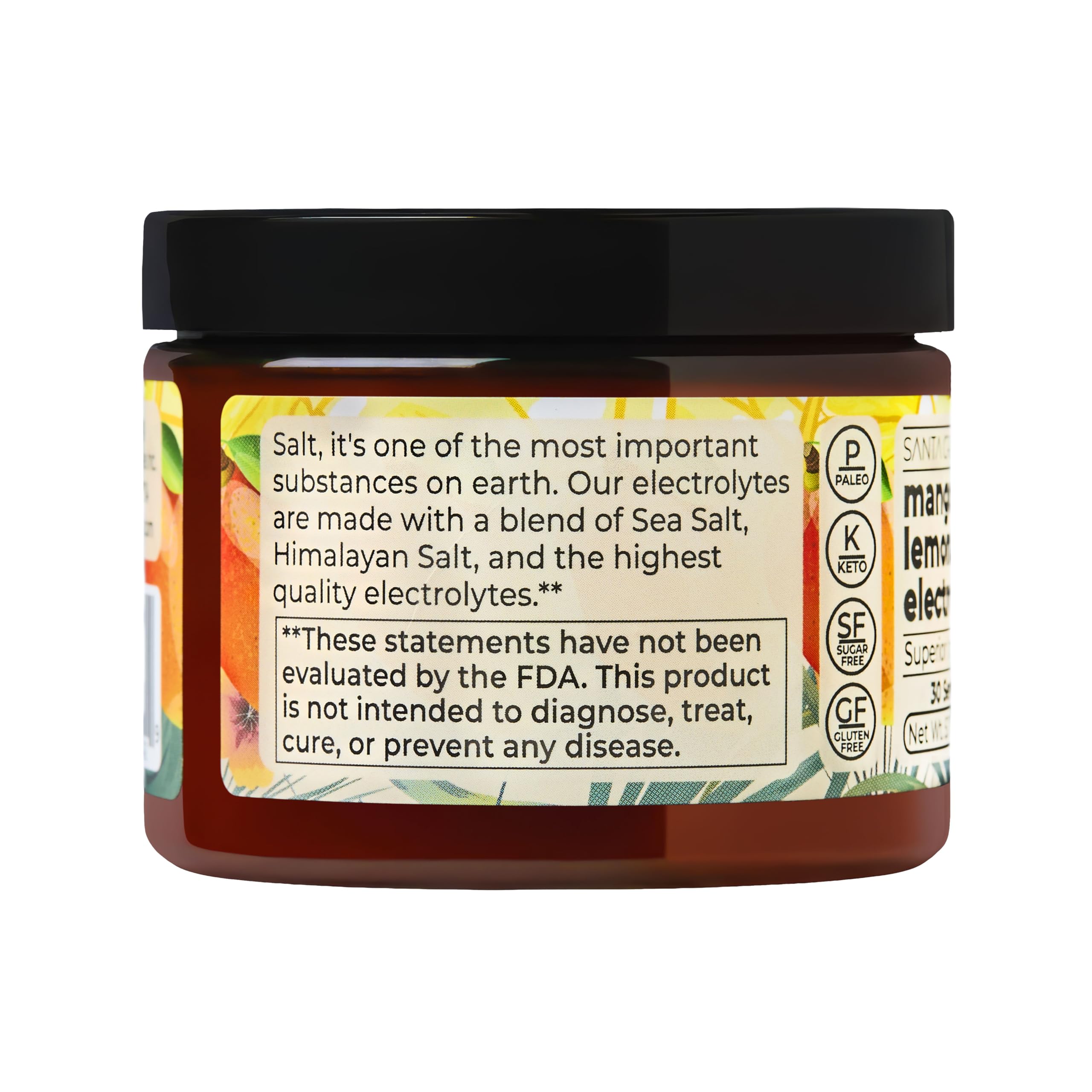 Santa Cruz Paleo Electrolyte Poudre mangue-limonade pratique en voyage et entraînement
