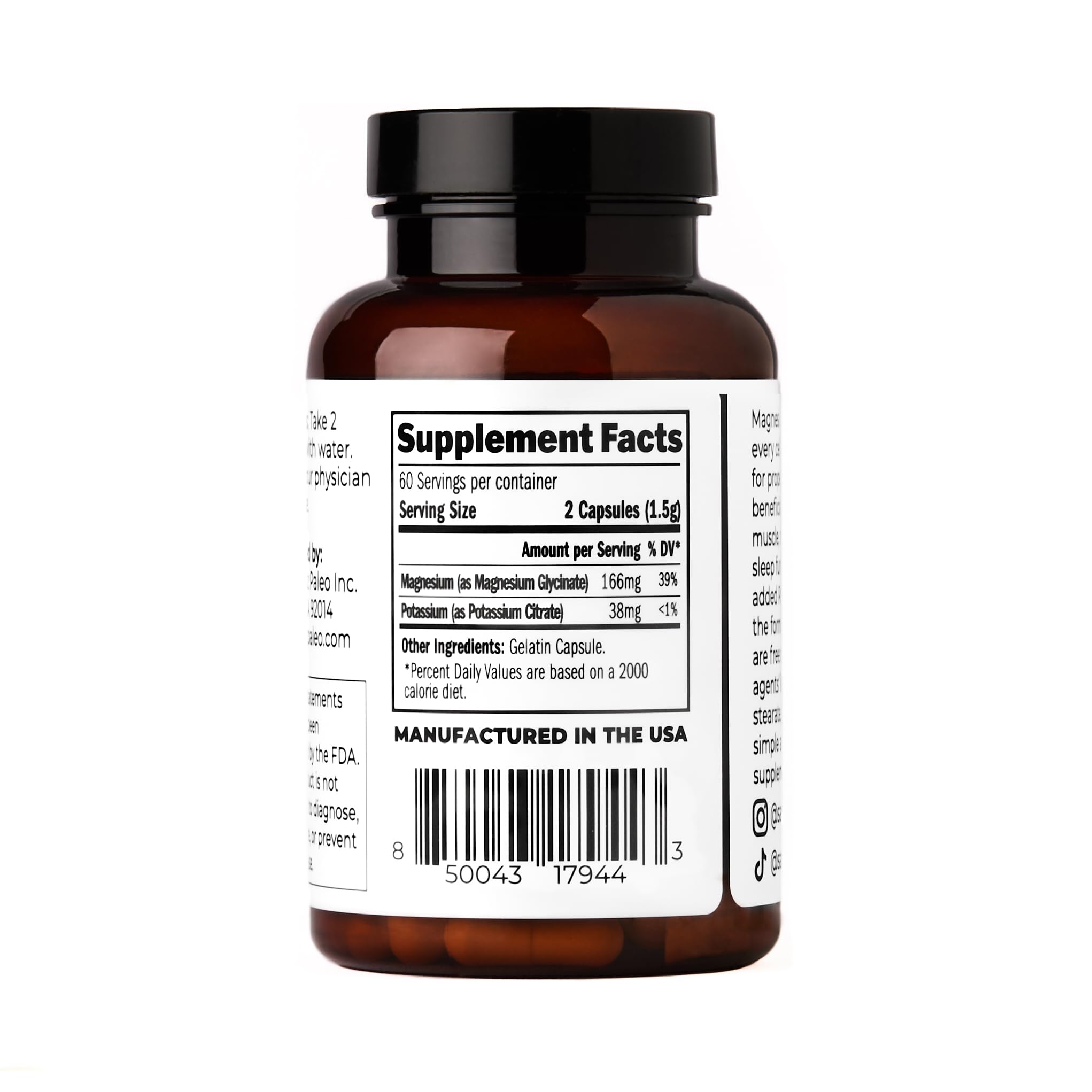 Ingrédients propres, sans fillers ni additifs artificiels, choix sain