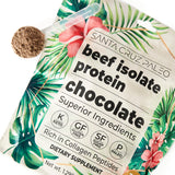 Santa Cruz Paleo melange-recettes-proteine-boeuf-chocolat: idéal pour smoothies et desserts.