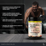 Santa Cruz Paleo pré-entraînement Island Punch doseuse — dosage précis pour votre séance.