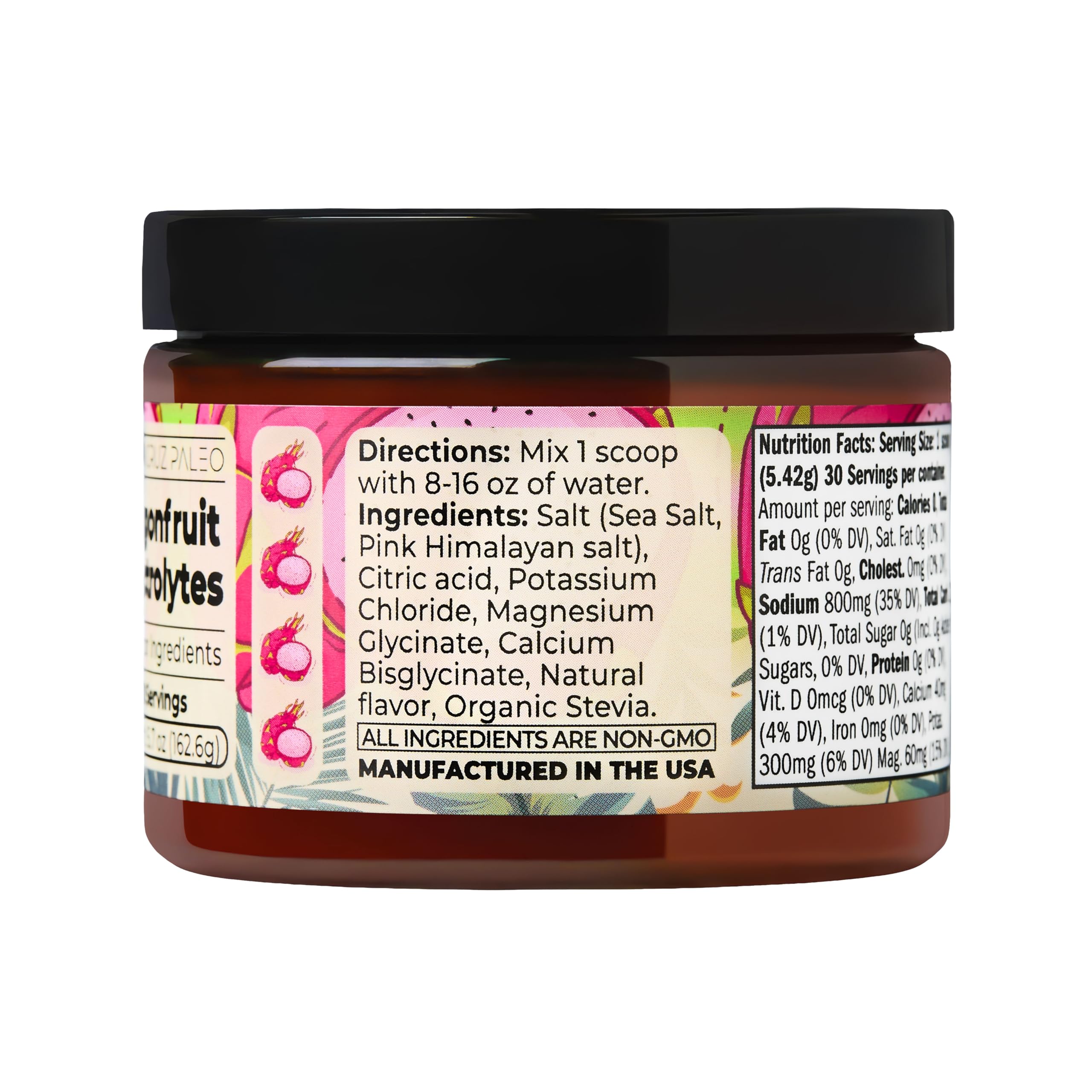 sachet dosage illustré sans sucre pour hydratation quotidienne.