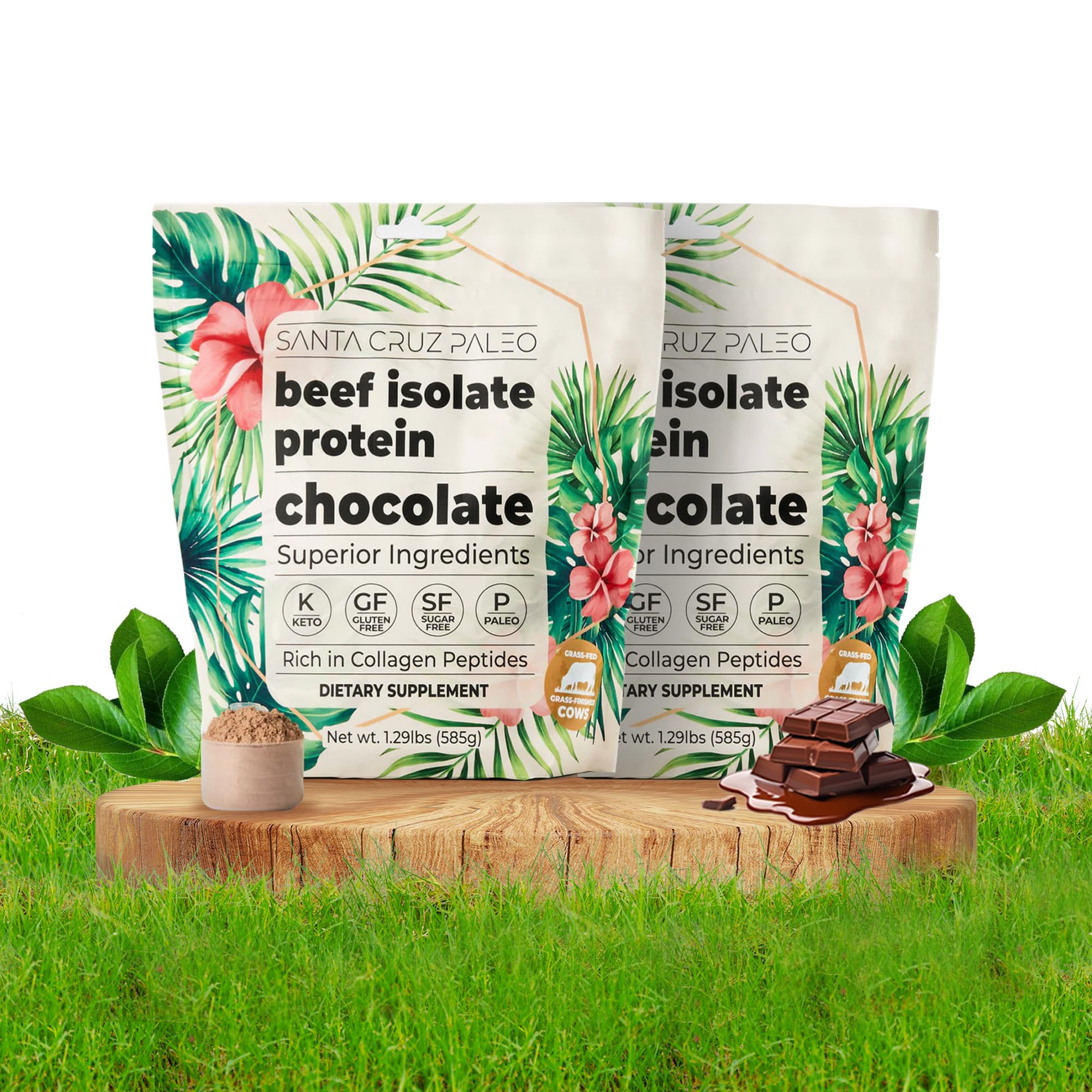 Santa Cruz Paleo proteine-boeuf-isolate-chocolat: sans gluten et pratique.