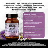 Capsules Sleep Caps : composition botanique relaxante pour le soir.