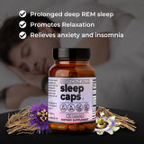 Rituel nocturne avec Sleep Caps favorisant calme et transition au coucher.