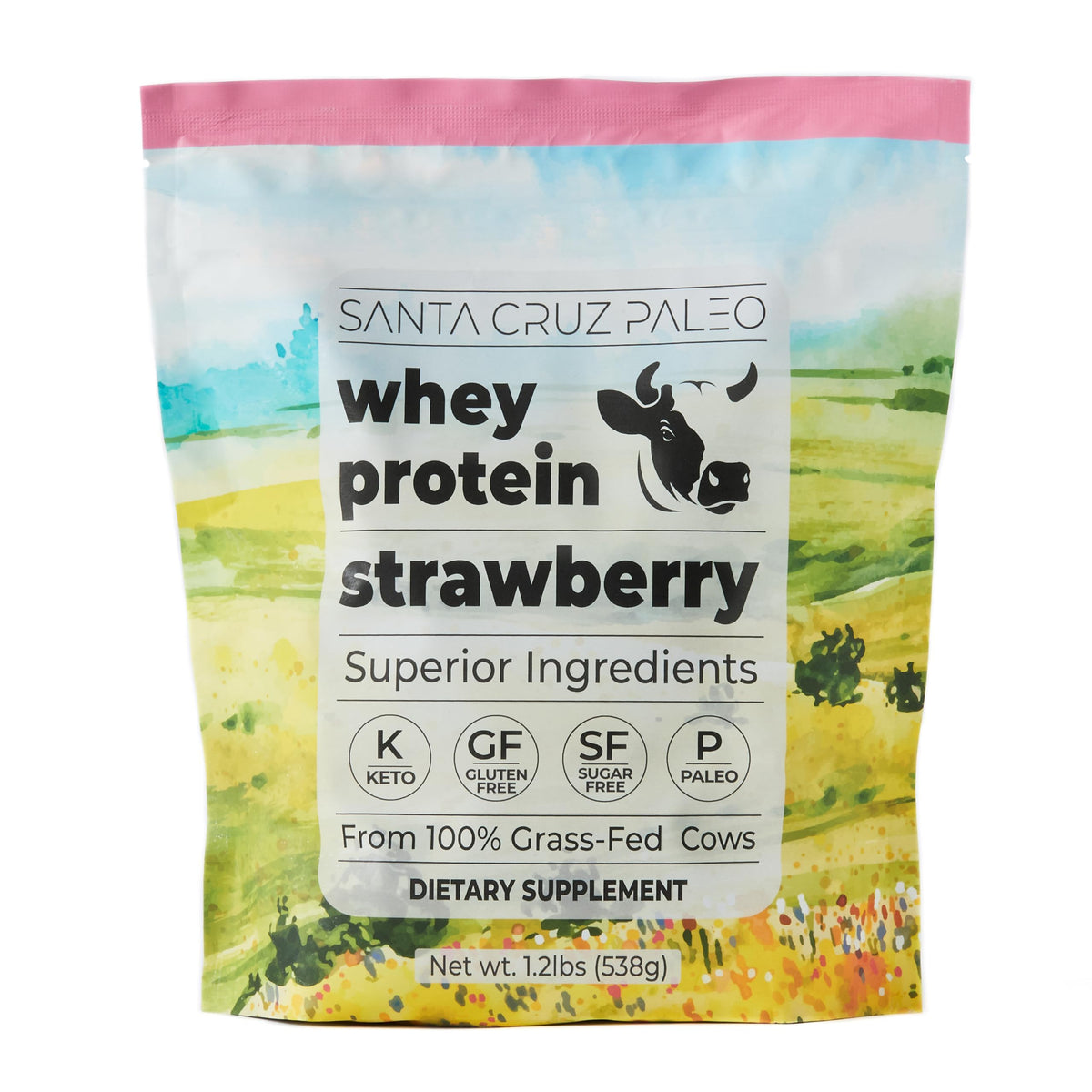 Santa Cruz Paleo Whey Fraise – dose parfaite pour un apport rapide après l’effort