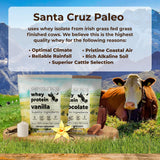 Santa Cruz Paleo Whey Vanille – mélange lisse pour shakes et yaourts