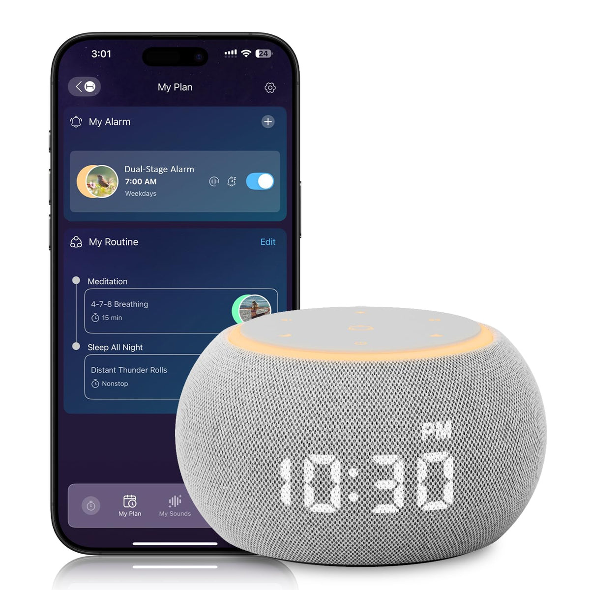 Santebee Luna Pro – ensemble de sons apaisants pour sommeil et concentration.