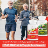 Santegra pack duo – deux flacons séparés fruits et légumes.