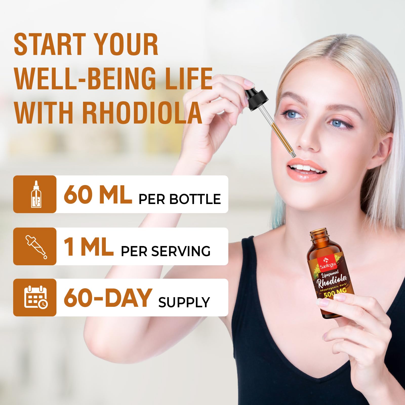 Santegra utilisation mélange boisson – facile à incorporer dans eau, jus ou smoothie.