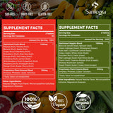 Santegra 35+ fruits et légumes – mélange riche en nutriments et fibres.