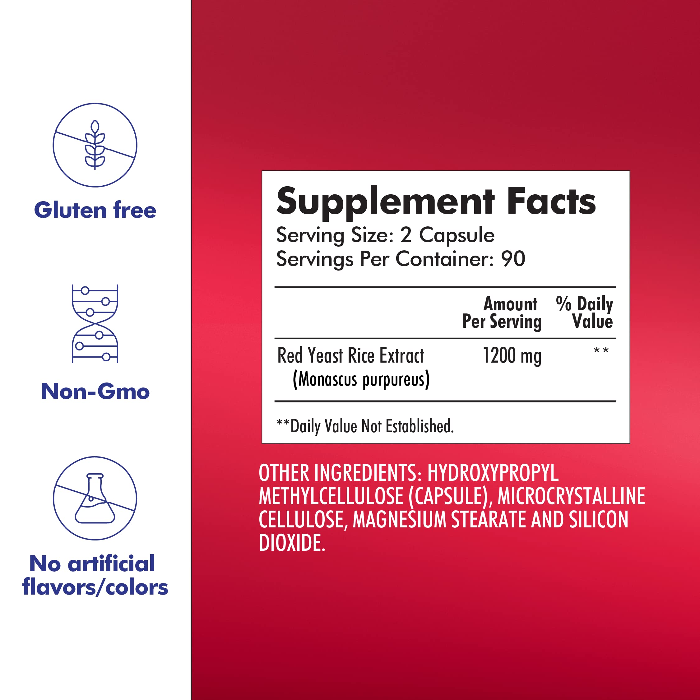 Boîte Santo Remedio levure de riz rouge, sans gluten et sans OGM.