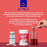 Fiche nutritionnelle indiquant le dosage quotidien de Santo Remedio.