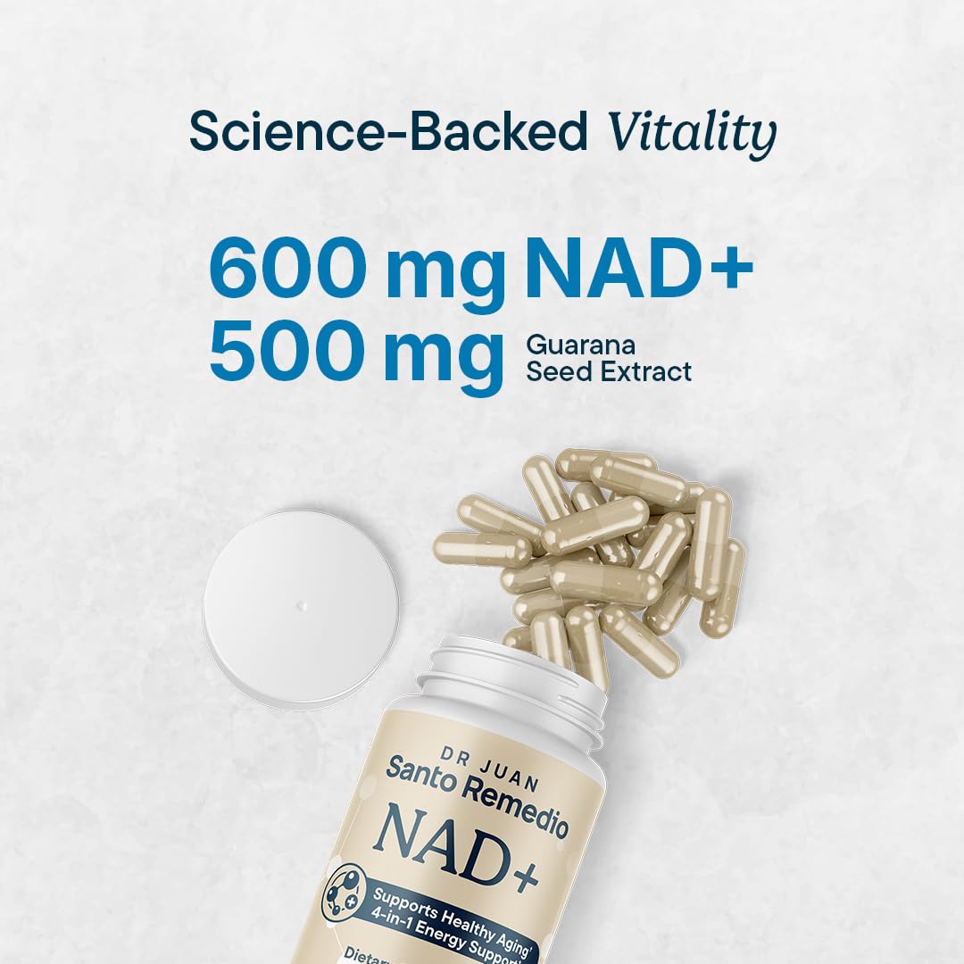 Santo Remedio NAD+ – comprimés du matin pour débuter en énergie.