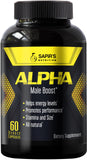 Sapir's Nutrition Alpha: bouteille du complément stimulant pour énergie durable