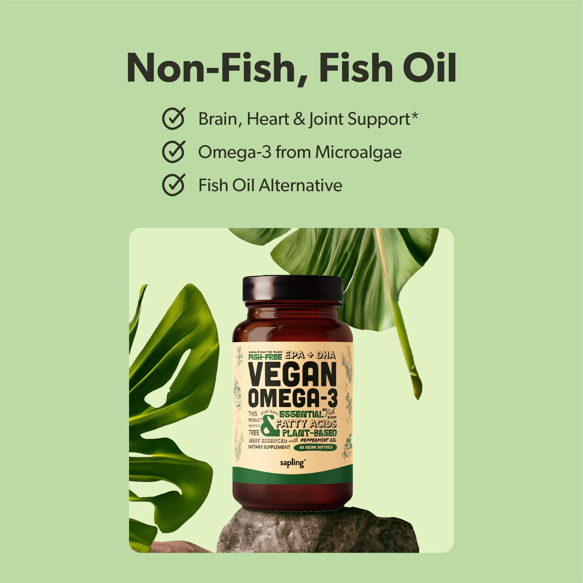 Sapling Omega-3 algue culture USA, traçabilité et pureté