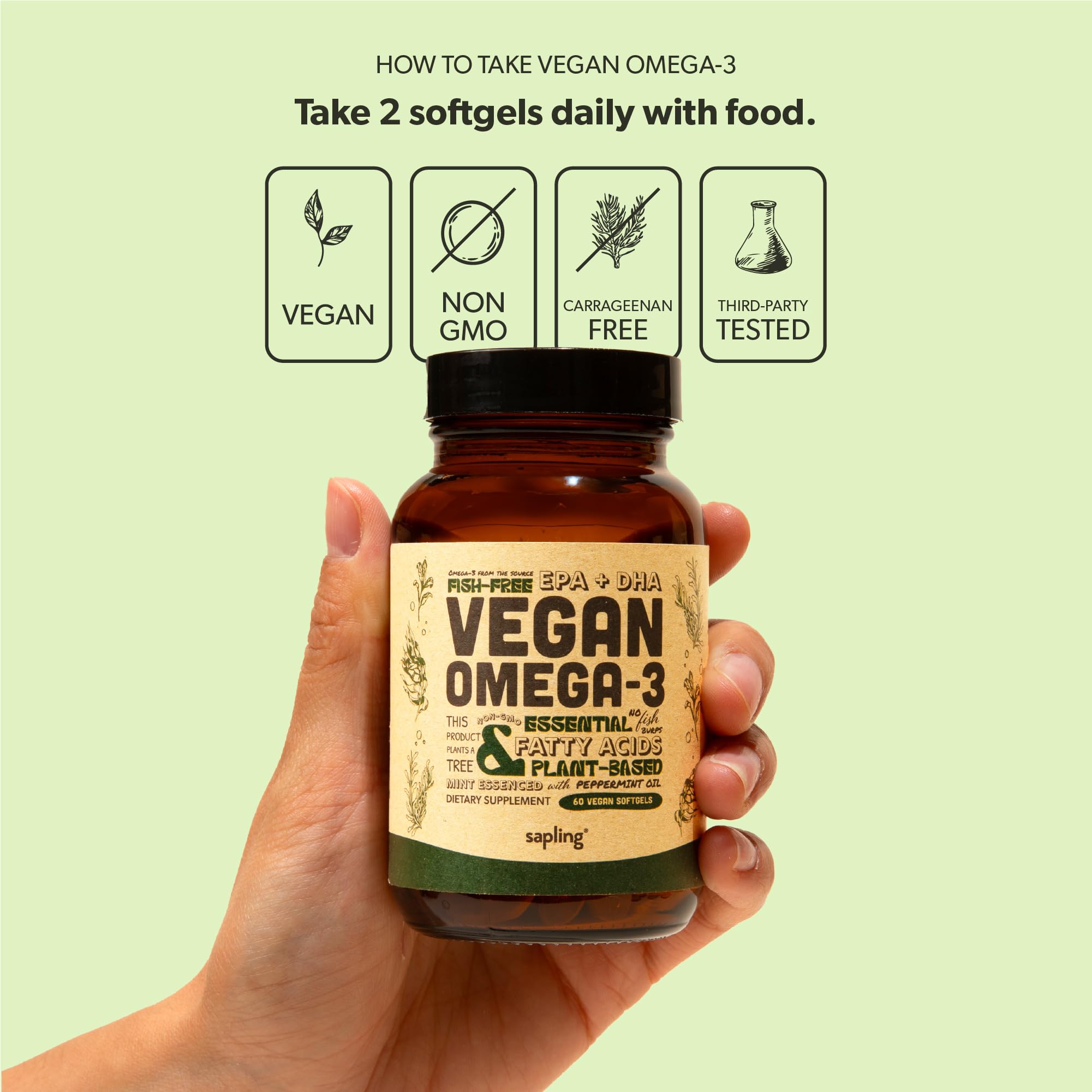 Sapling Omega-3 planter-arbre, engagement écologique durable