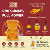 Sapotax ginseng coreen rouge gommes : saveur et énergie naturelle