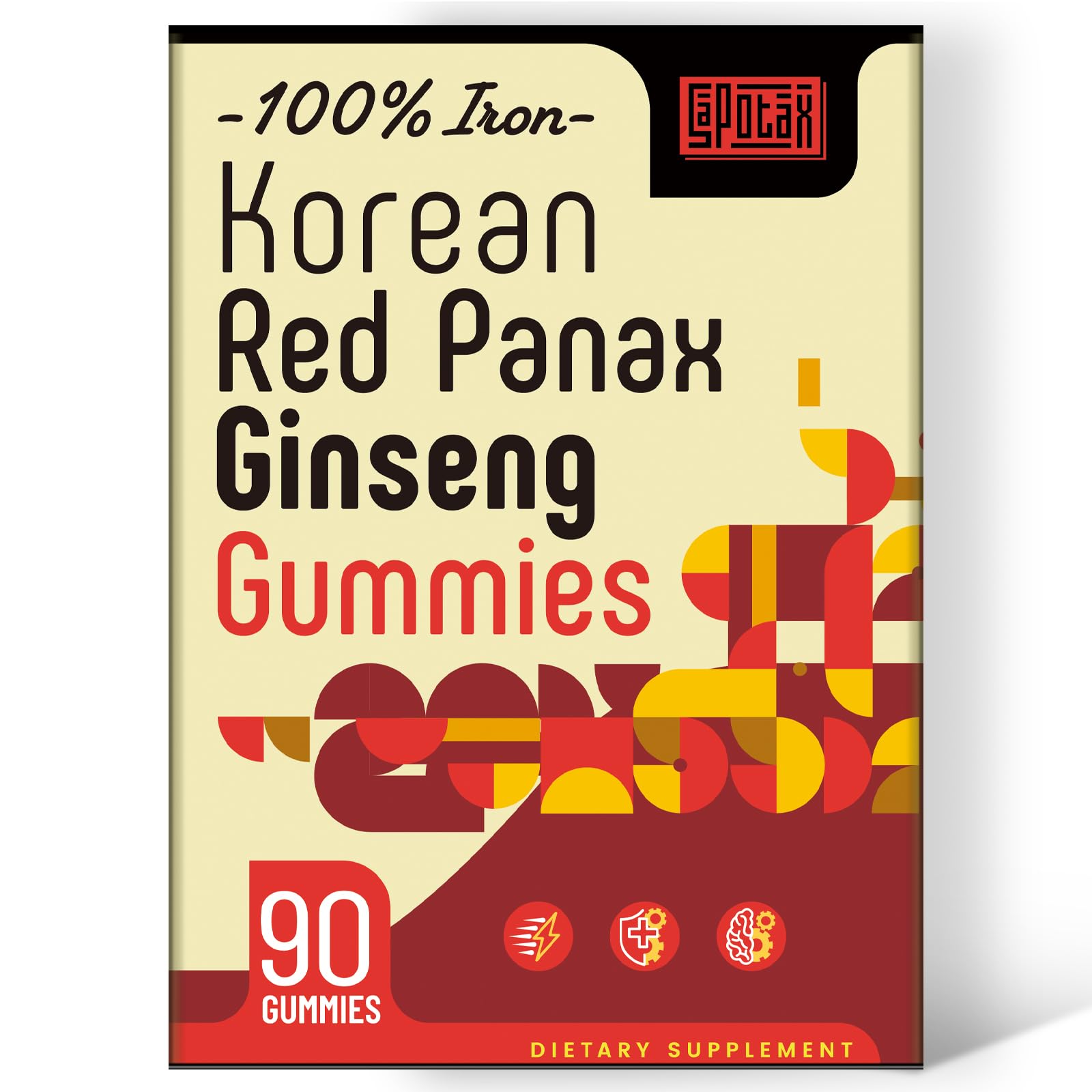 Gommes Sapotax Ginseng Rouge en sachet, usage pratique en déplacement.