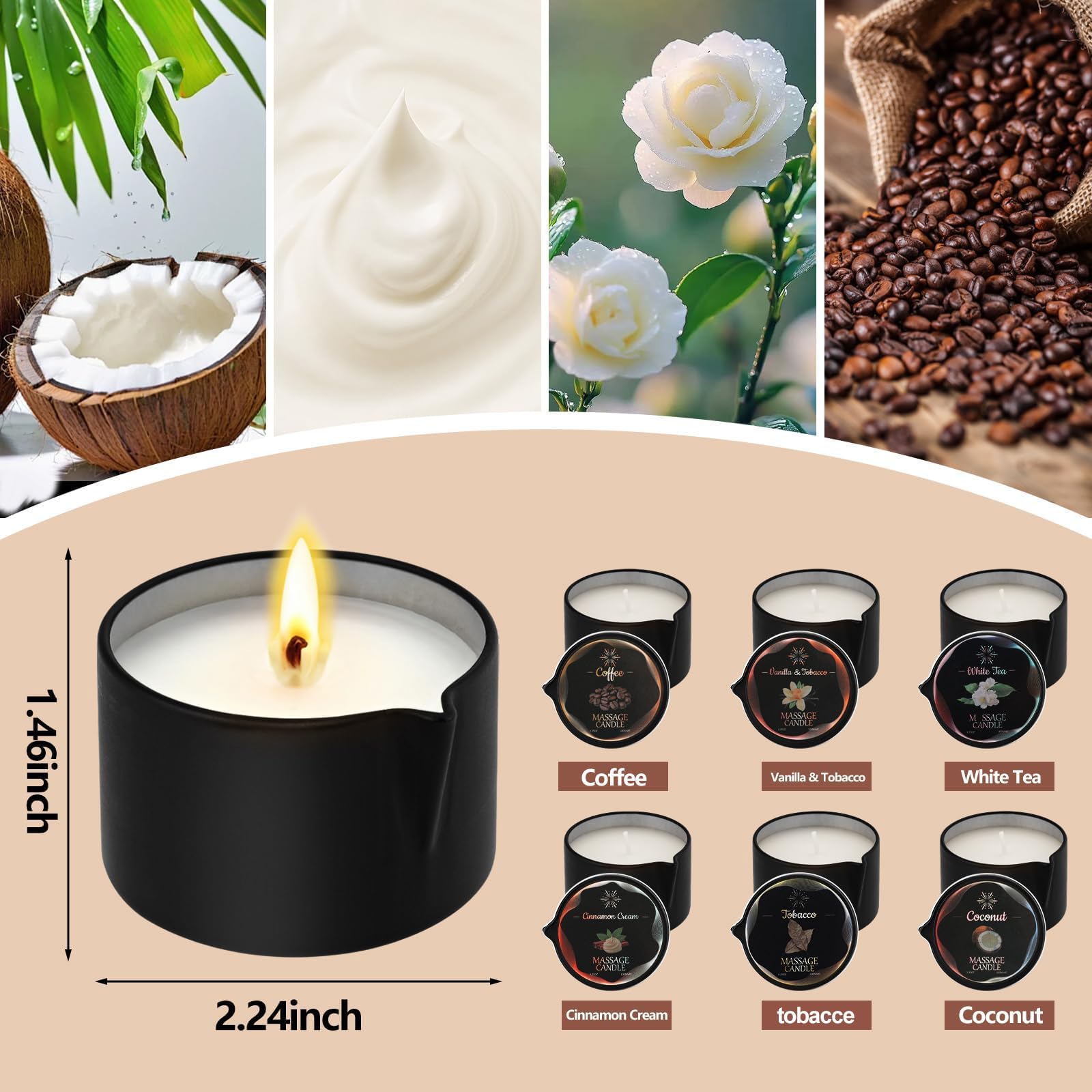 Bougie massage Sariiraw fusion huile-soin, expérience chaude et nourrissante.