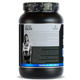 Pot Sascha Fitness protéine hydrolysée vanille, format pratique et dosage précis.