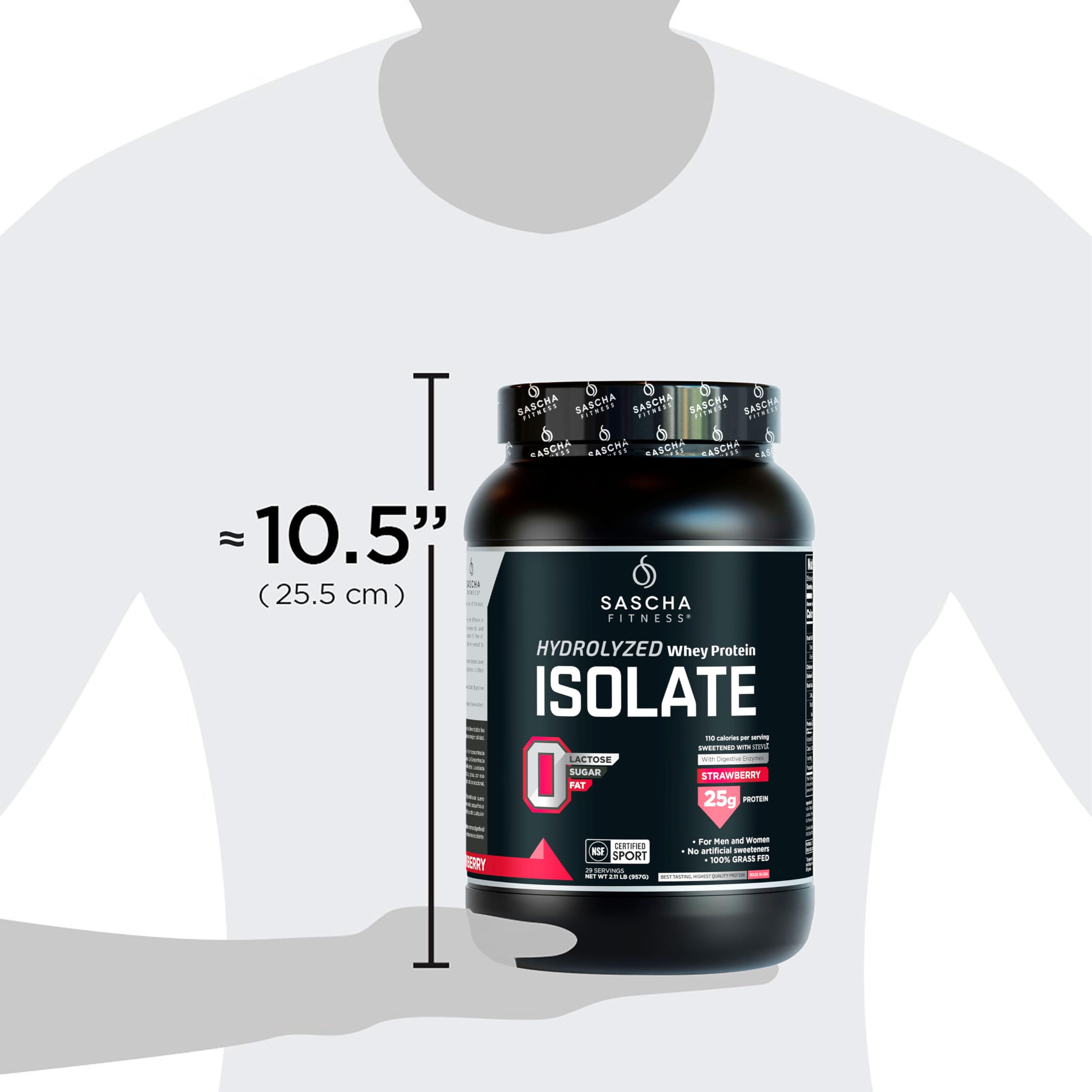 Texture lisse et goût fraise intense, sucré par stevia naturelle