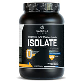 SASCHA FITNESS whey hydrolysée isolat vanille horchata, bouteille idéale pour récupération rapide.