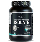 SASCHA FITNESS protéine isolat hydrolysée cookies crème dans pot, récupération rapide.