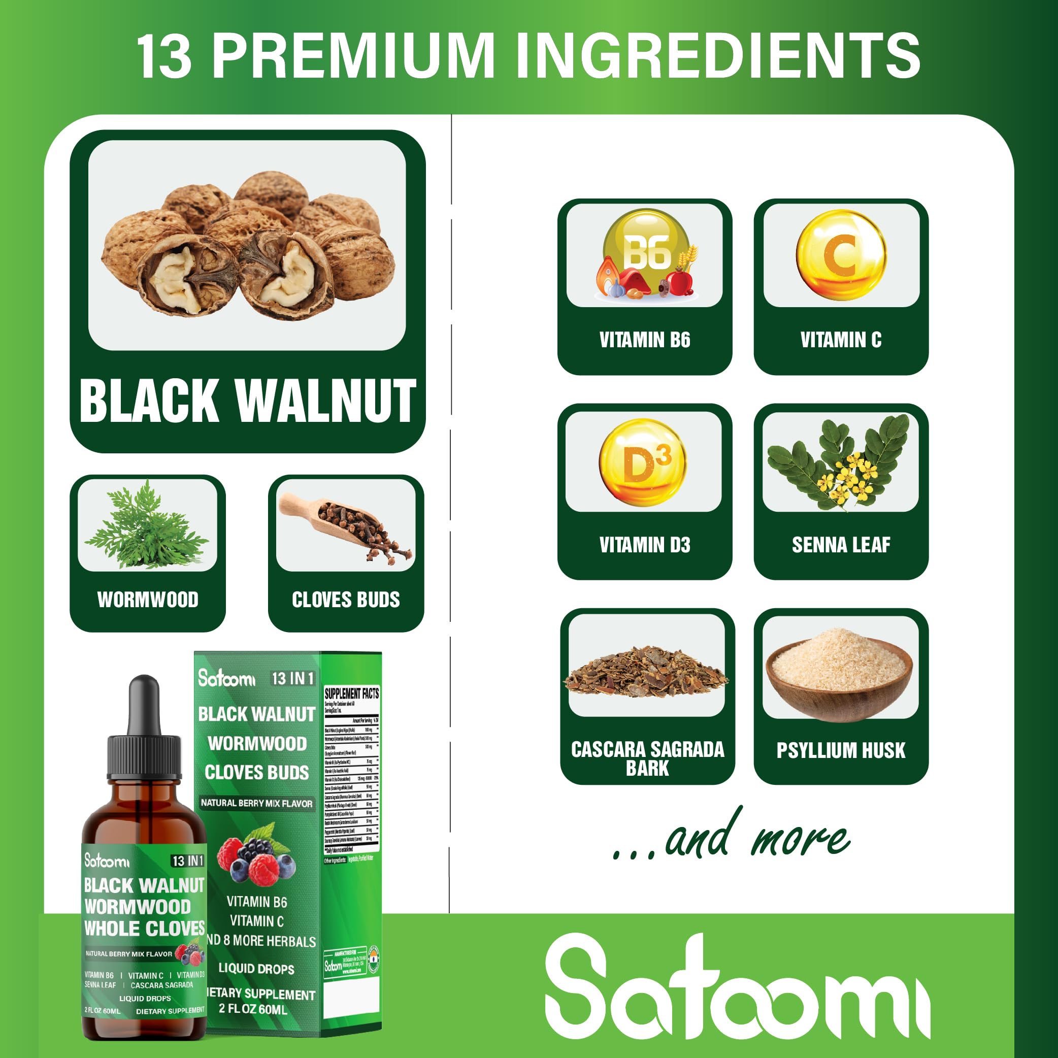 Satoomi gouttes 1 ml quotidien usage pratique