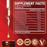 Gouttes Satoomi absinthe-noix-noire, soutiennent la digestion potentiellement.