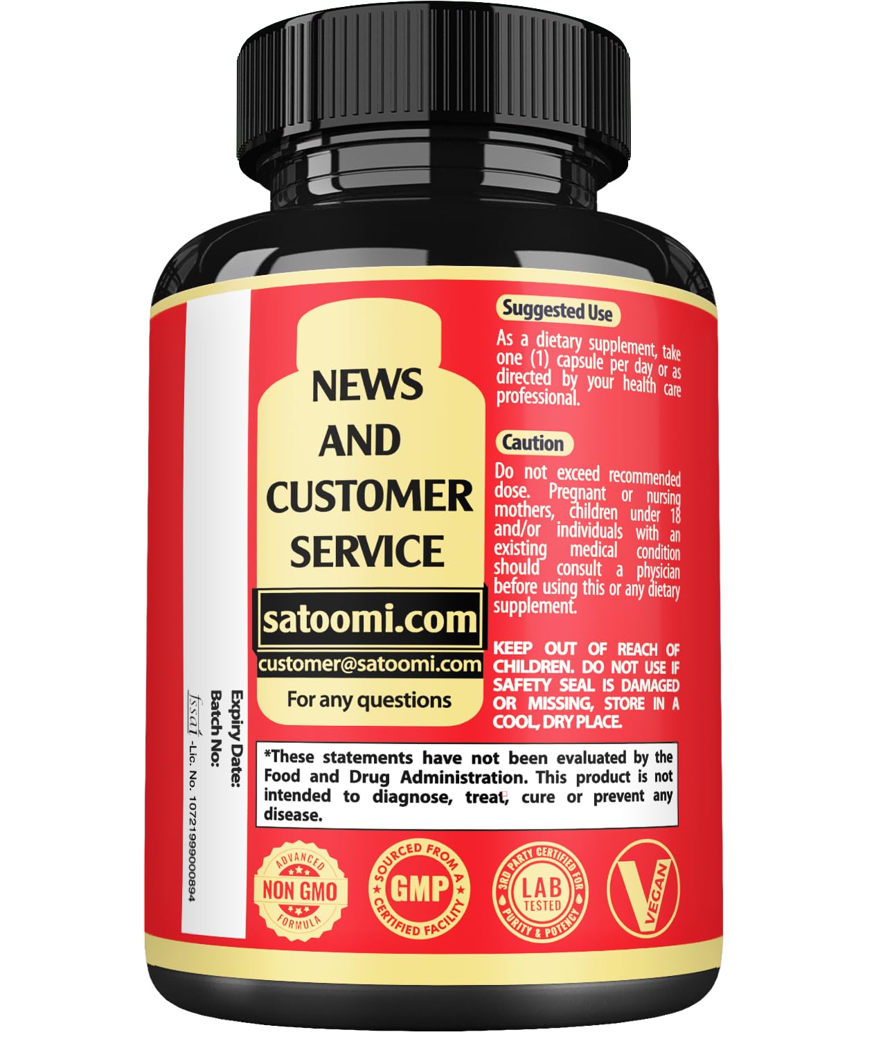 Capsules Satoomi NAD : soutien potentiel à l'énergie et au bien-être.
