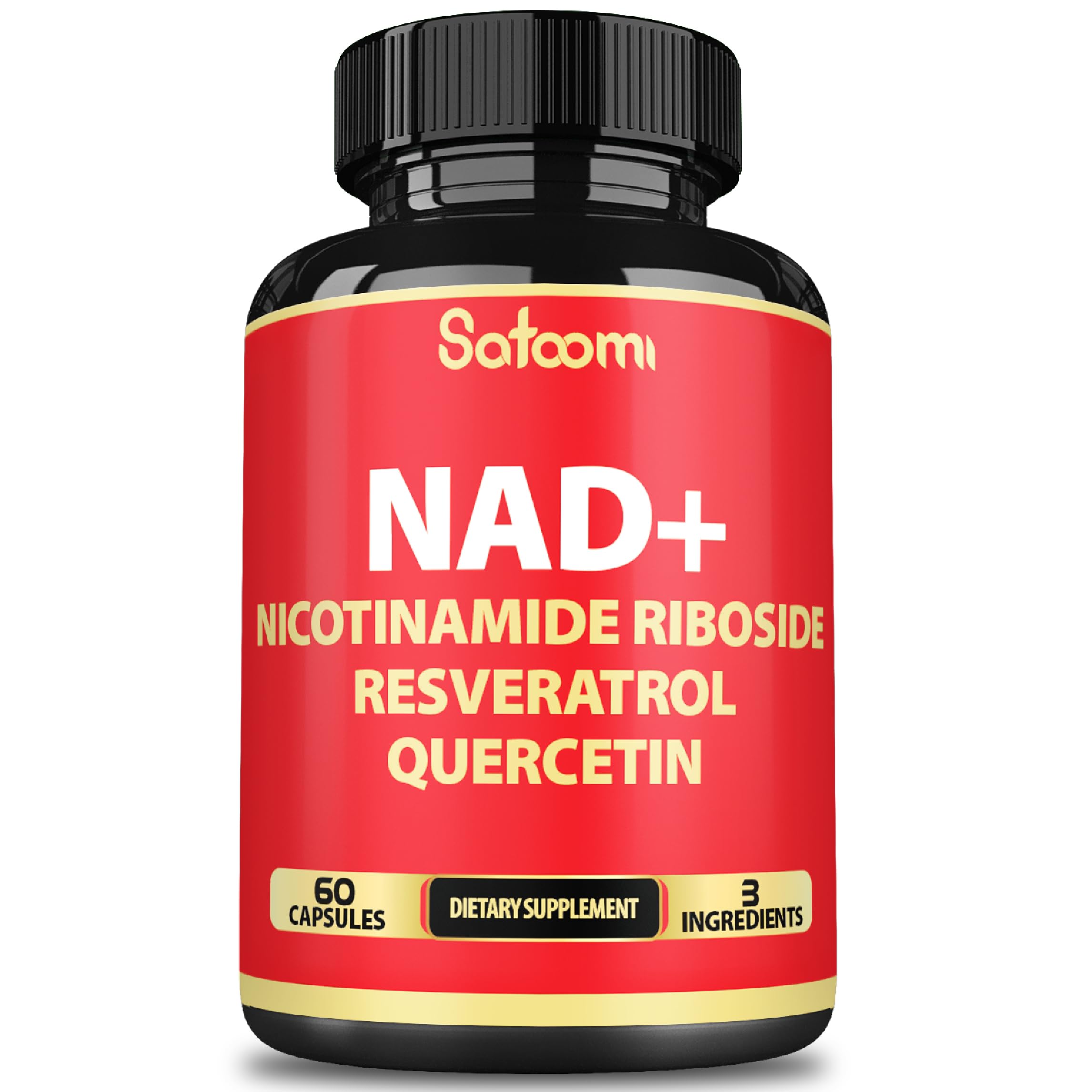 Satoomi NAD capsules 3en1: soutien potentiel d'énergie quotidienne.