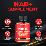 Ingrédients naturels Satoomi NAD : mélange 3en1 pour une expérience pure et efficace.