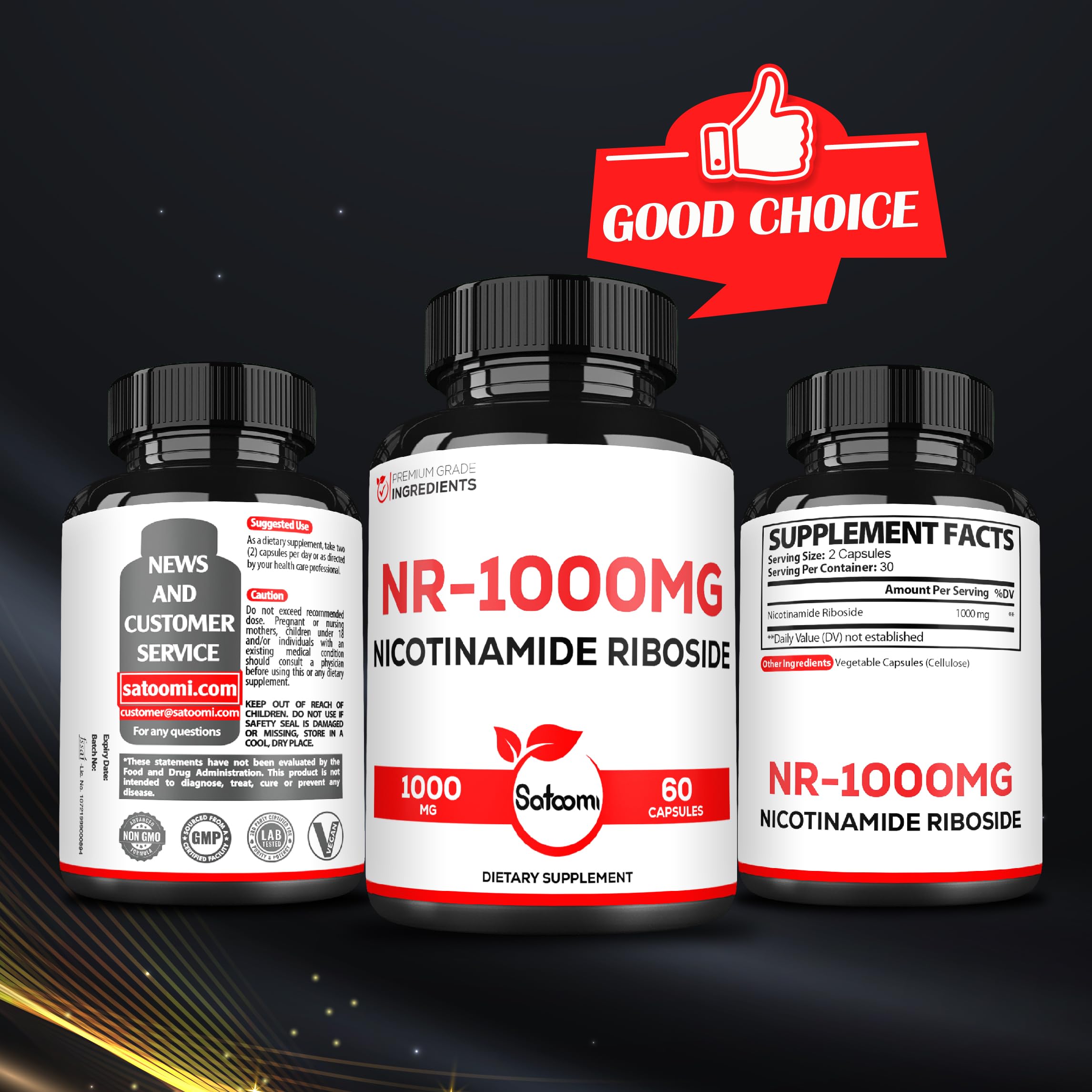 Satoomi NAD, non-OGM pour une consommation responsable.
