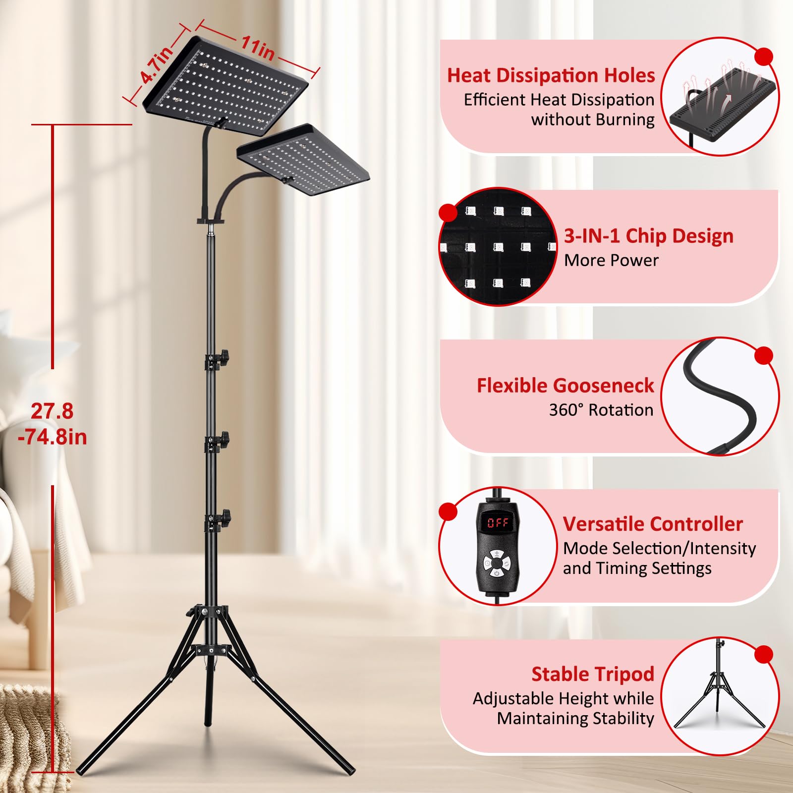 SAVILER lampe-brillance-5: ajustement fin selon les zones.