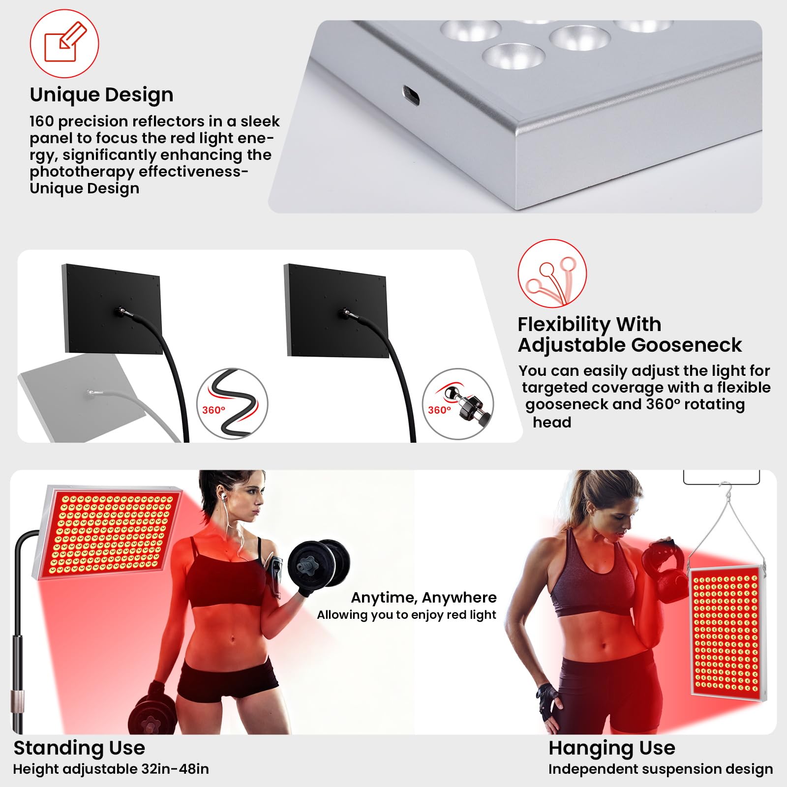 SAVILER design à ouverture, surface de lumière dirigée pour efficacité accrue.