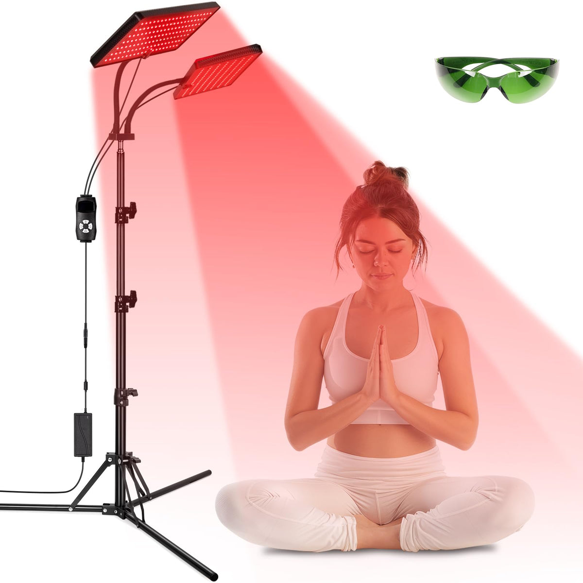 SAVILER lampe thérapie rouge 660nm: stimulation peau et bien-être quotidien.