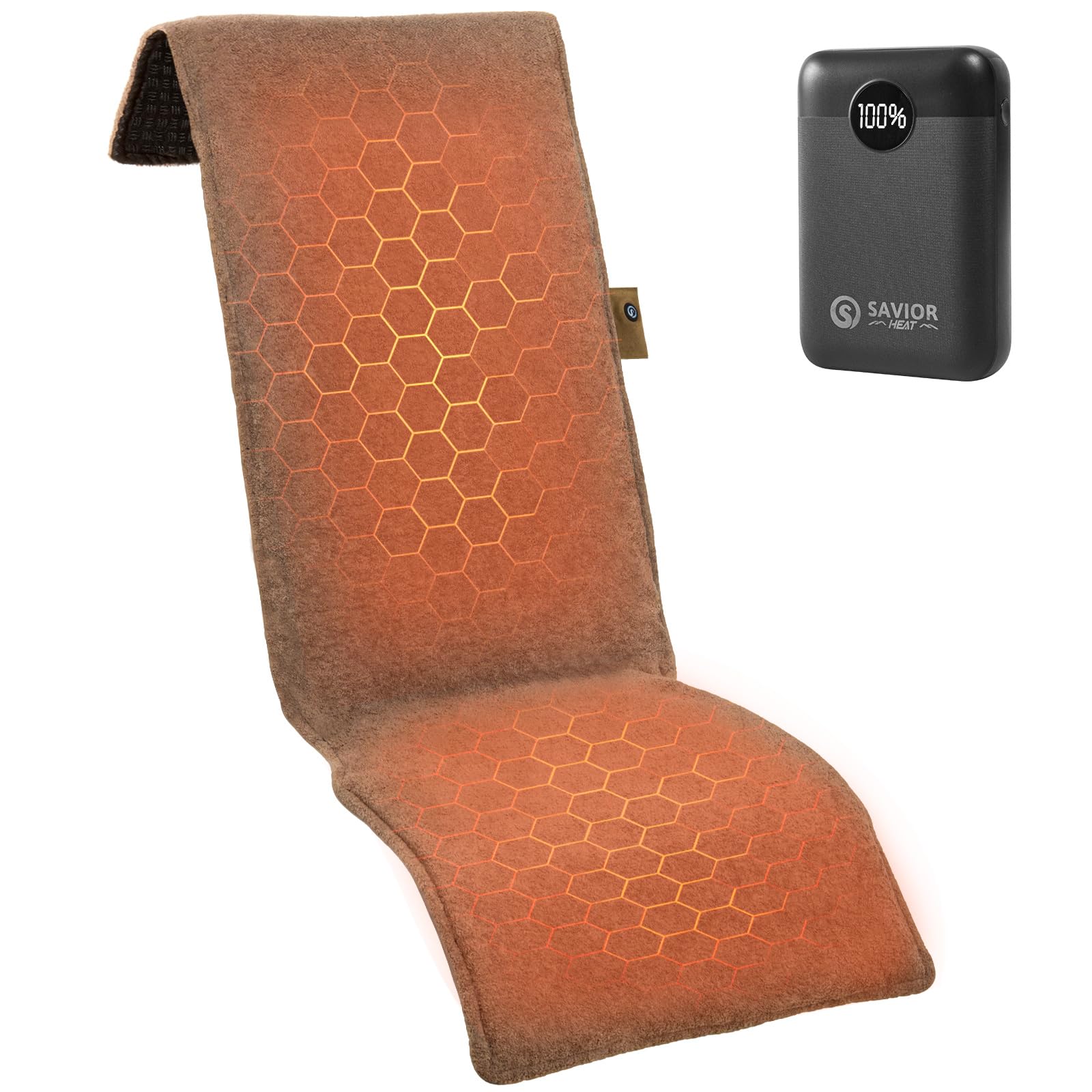 SAVIOR HEAT tapis de siege chauffant avec chaleur homogène pour bureau.